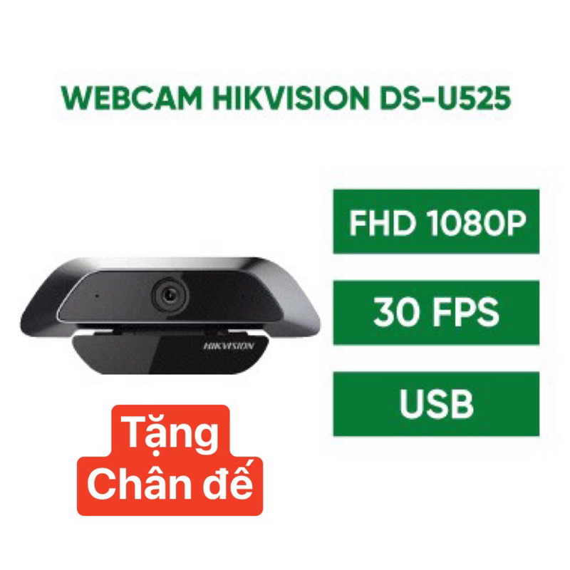 Webcam Chuyên Họp trực tuyến Livestream HIKVISION DS-U525  U525 HD1080 - Hàng chính hãng