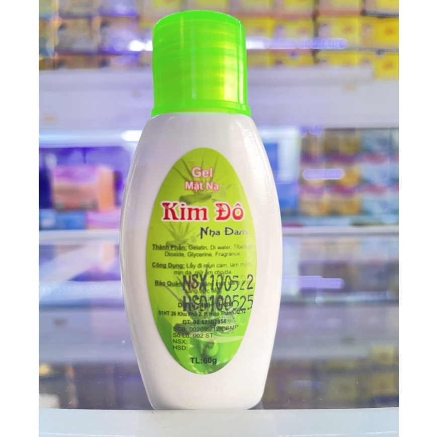 Gel lột mụn nha đam Kim đô 60g