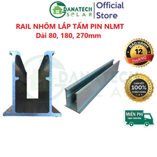 Thanh rail mini lắp pin năng lượng mặt trời bằng hợp kim nhôm độ cứng cao, mạ toàn phần Anodized