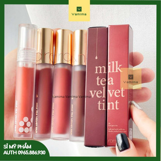 Son Kem Lì Romand Milk Tea Velvet Tint ver 1 ver 2 (CAM KẾT AUTH, TEM HIDDEN TAG) - Vamima