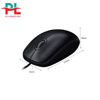 Chuột máy tính Logitech B100 (Đen) - Hàng Chính Hãng