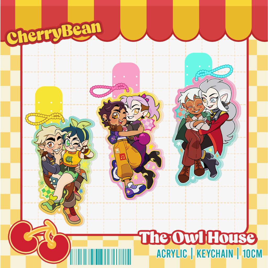 Móc khóa cặp đôi The Owl House