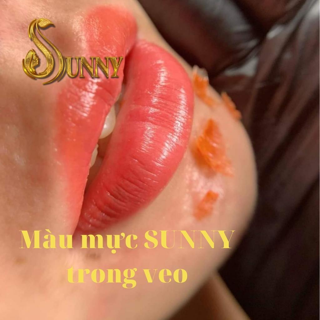 Sỉ mực phun xăm hữu cơ SUNNY, mực xăm môi mày mí bong đậm 10ml