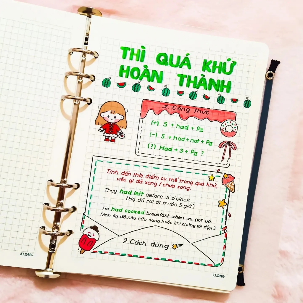 Sách- Sổ Tay Kiến Thức Toán Văn Anh 6 Kết Nối Tri Thức trang trí Sticker ghi sẵn công thức và bài giải mẫu | BigBuy360 - bigbuy360.vn