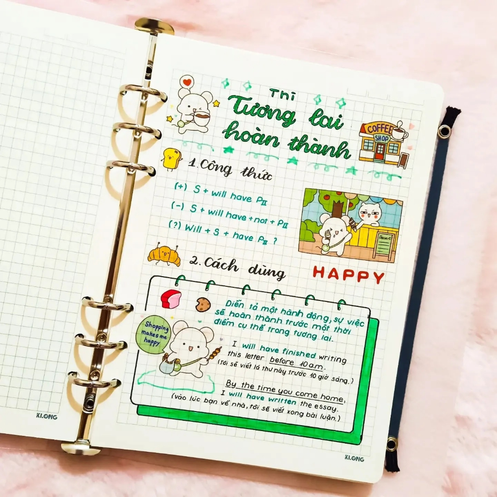 Sách- Sổ Tay Kiến Thức Toán Văn Anh 6 Kết Nối Tri Thức trang trí Sticker ghi sẵn công thức và bài giải mẫu | BigBuy360 - bigbuy360.vn