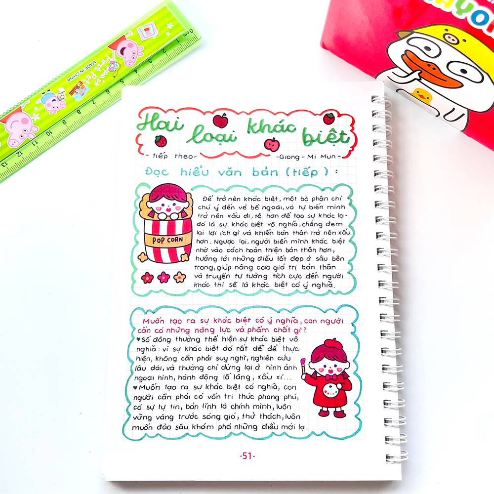 Sách- Sổ Tay Kiến Thức Toán Văn Anh 6 Kết Nối Tri Thức trang trí Sticker ghi sẵn công thức và bài giải mẫu | BigBuy360 - bigbuy360.vn