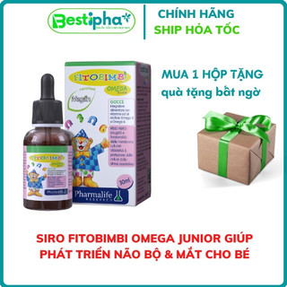 Fitobimbi Omega Junior siro bổ sung DHA và omega cho bé 30ml