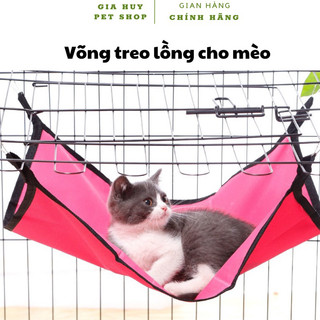 Võng Treo Lồng, Treo Chuồng Cho Mèo Bằng Vải Giúp Mèo Thư Giãn giahuypetshop