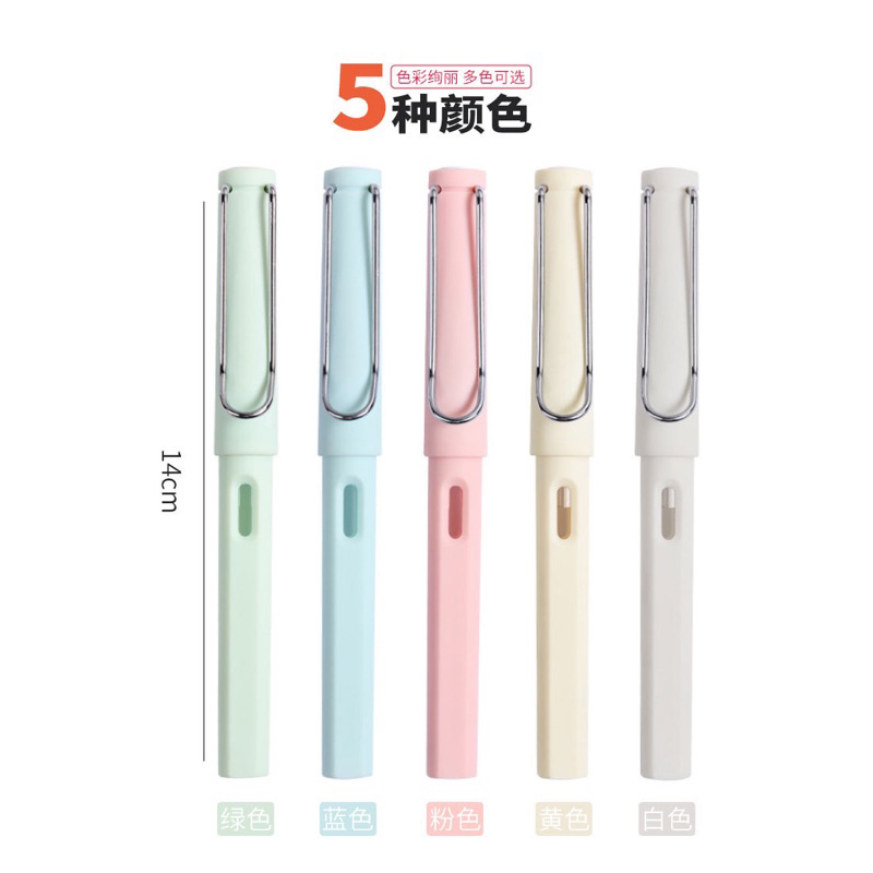 Bút máy ngòi 0.38mm - sử dụng mực ống dễ dàng thay thế