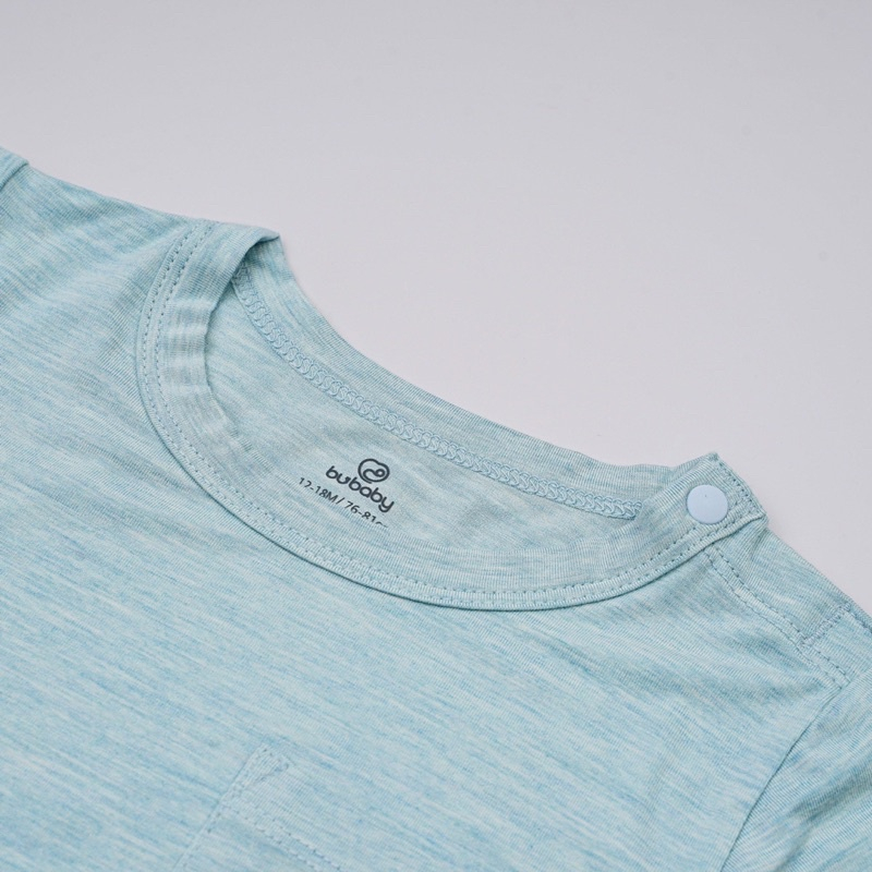 Bộ dài tay cài vai Bambus BBB110106 cho bé quần + áo