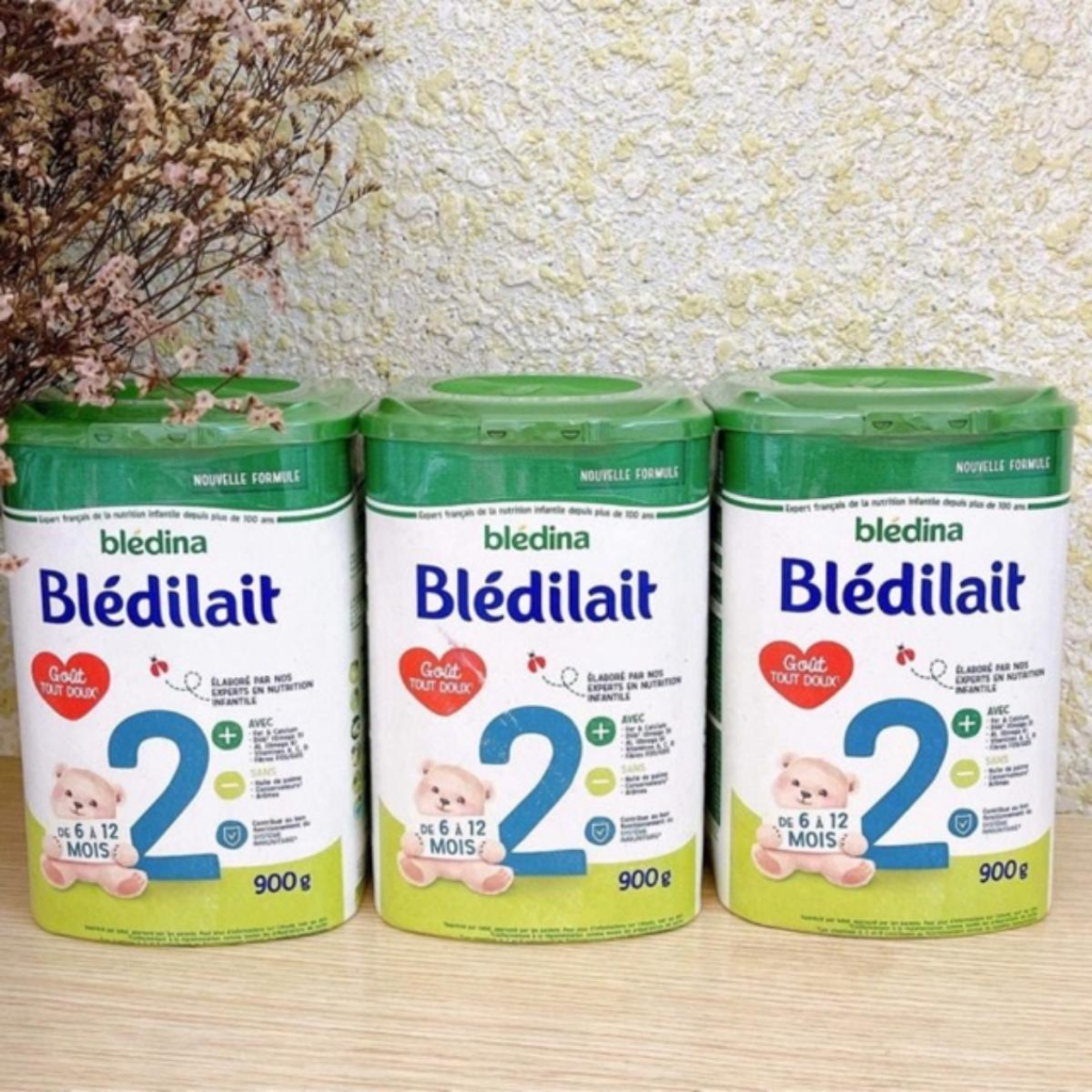 Sữa bột Bledilait Bledina nội địa Pháp 900g đủ số 1 2 3 cho bé