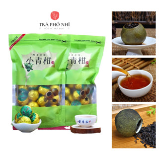 Trà Phổ Nhĩ Quýt Xanh Vân Nam Túi 100G - Khoảng 10 Quả