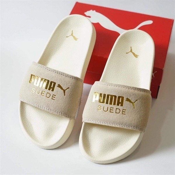 Dép P.U.M.A SUEDE  LEADCAT - *ĐEN / CỜ PHÁP* - 2022**