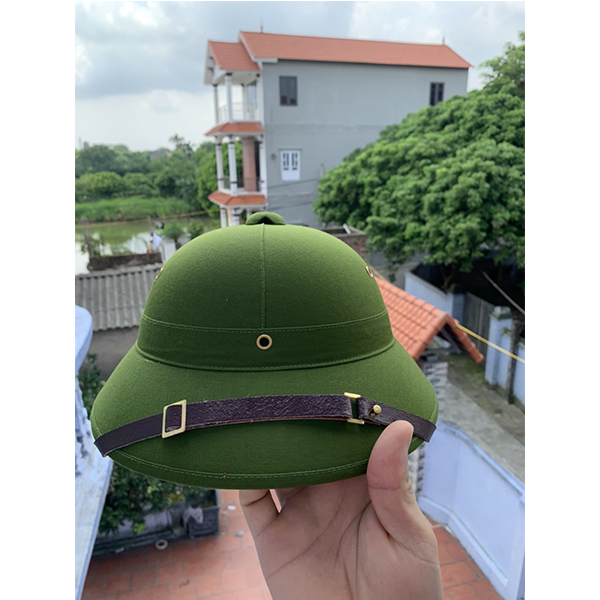 mũ cối cốt nhựa loại 1 mầu CA chính quy tặng kèm sao_m18