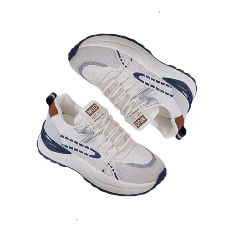 Giày thể thao nữ đế cao 5cm phối màu siêu chất