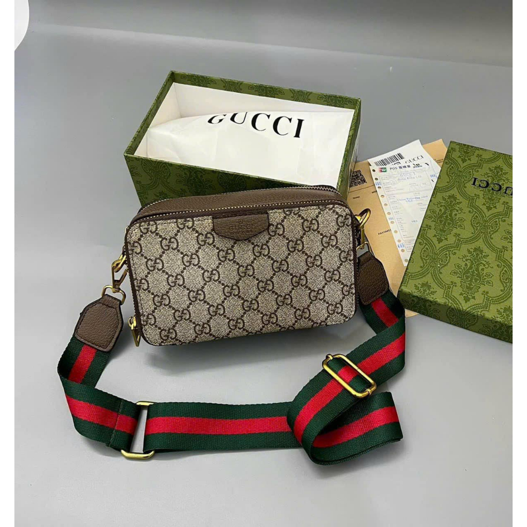 Túi đeo chéo Nam Nữ Lv , Dio , Gc mini Fullbox hộp giấy thẻ , Túi đeo vai nữ mini