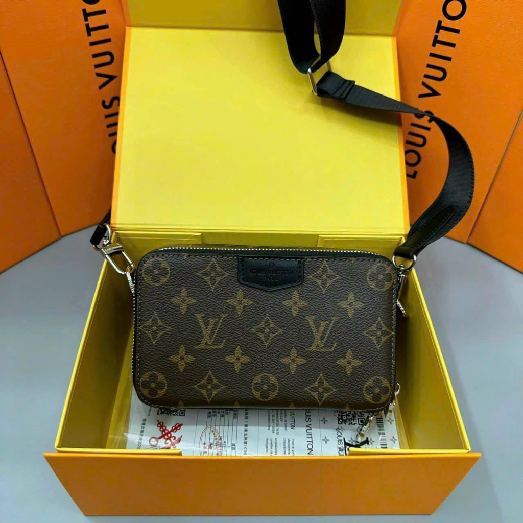 Túi đeo chéo Nam Nữ Lv , Dio , Gc mini Fullbox hộp giấy thẻ , Túi đeo vai nữ mini
