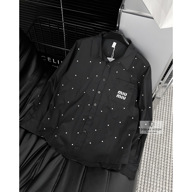 Áo Sơmi Thêu Miuiu Đính Đá L1