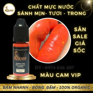 Mực phun môi Sunny bong đậm, mực xăm thẩm mỹ chính hãng 10ml, 5ml