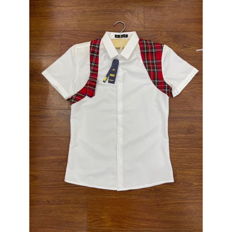 Quần tây âu 4 vạch trắng cao cấp+sơ mi nam đi học đi chơi