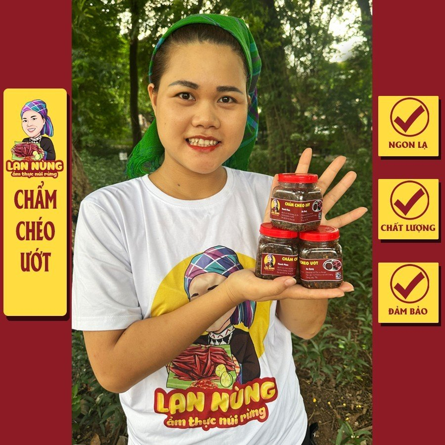 Chẩm chéo Lan Nùng-chuẩn vị dân tộc, mua 3 lọ tặng 30 hạt Dổi Rừng