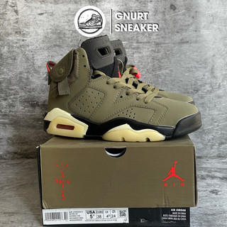 [GnurtSneaker] Giày Thể Thao Jordan 6 x Travis Scott
