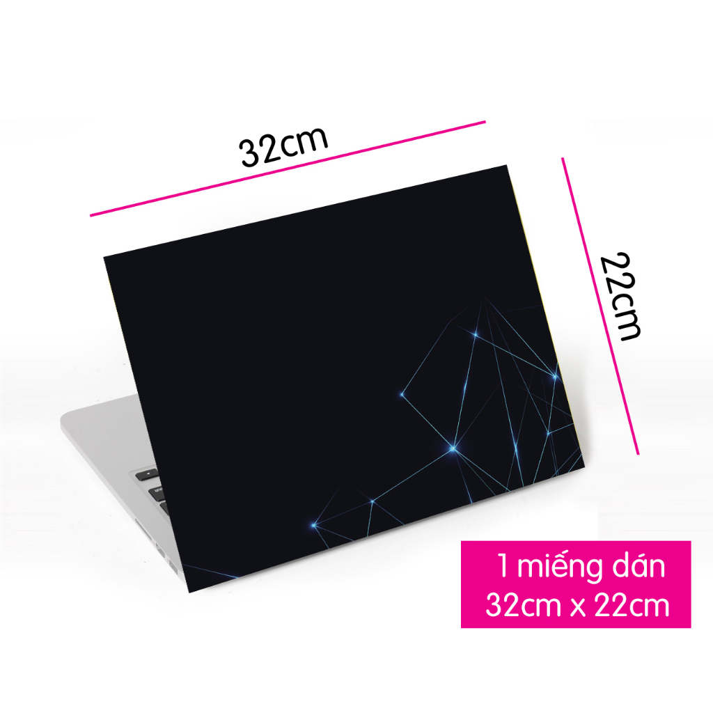 Bộ Dán Skin Trang Trí Decal Laptop Nghệ Thuật LTNT - 1208