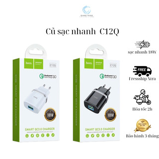 Củ Sạc Nhanh 18W hoco. C12Q BH 12 Tháng
