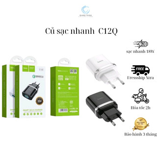 Củ Sạc Nhanh 18W hoco. C12Q BH 12 Tháng