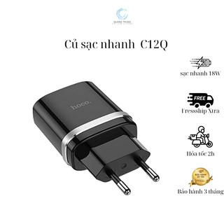Củ Sạc Nhanh 18W hoco. C12Q BH 12 Tháng