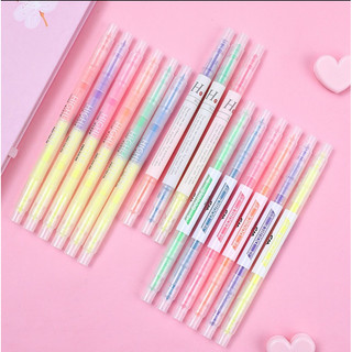 Bút đánh dấu 2 đầu nhiều màu