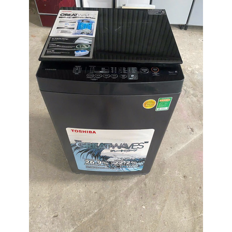 Máy Giặt Cửa Trên Toshiba  Inverter 9Kg  Mới 99%
