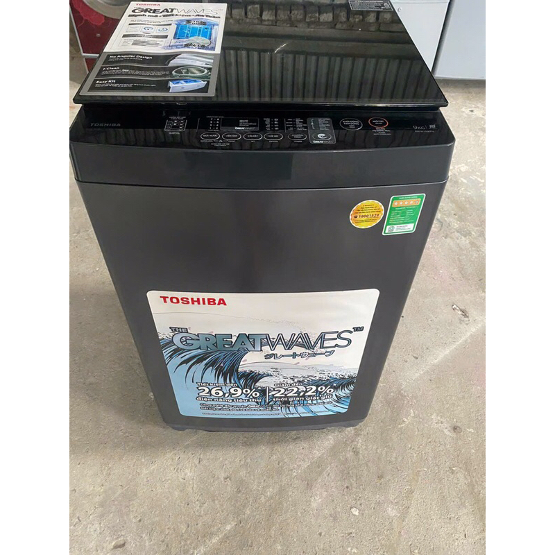 Máy Giặt Cửa Trên Toshiba  Inverter 9Kg  Mới 99%