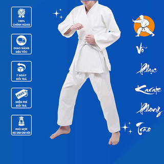 Võ phục karate phong trào, đồng phục võ karate giá rẻ cho học sinh - sinh viên và người mới học