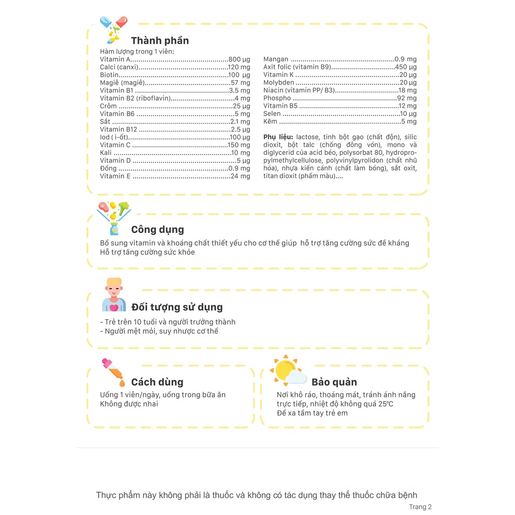 Doppelherz A-Z Depot 30 viên giải phóng chậm chứa 23 loại Vitamin và khoáng chất tổng hợp