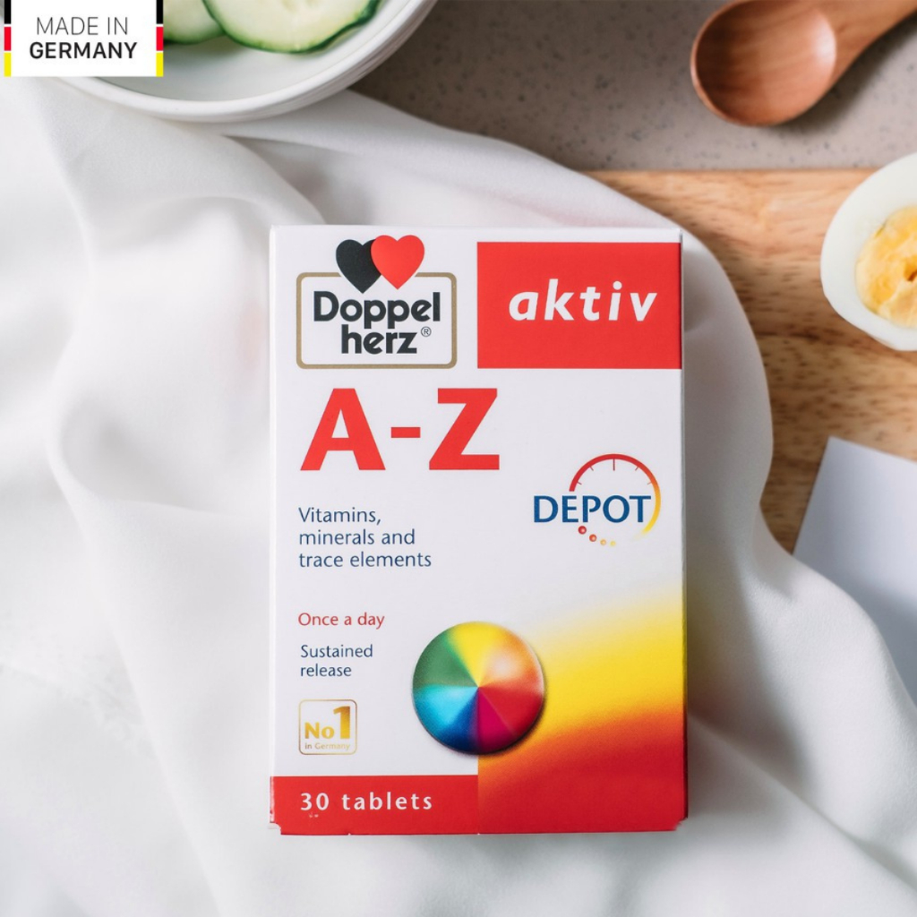 Doppelherz A-Z Depot 30 viên giải phóng chậm chứa 23 loại Vitamin và khoáng chất tổng hợp