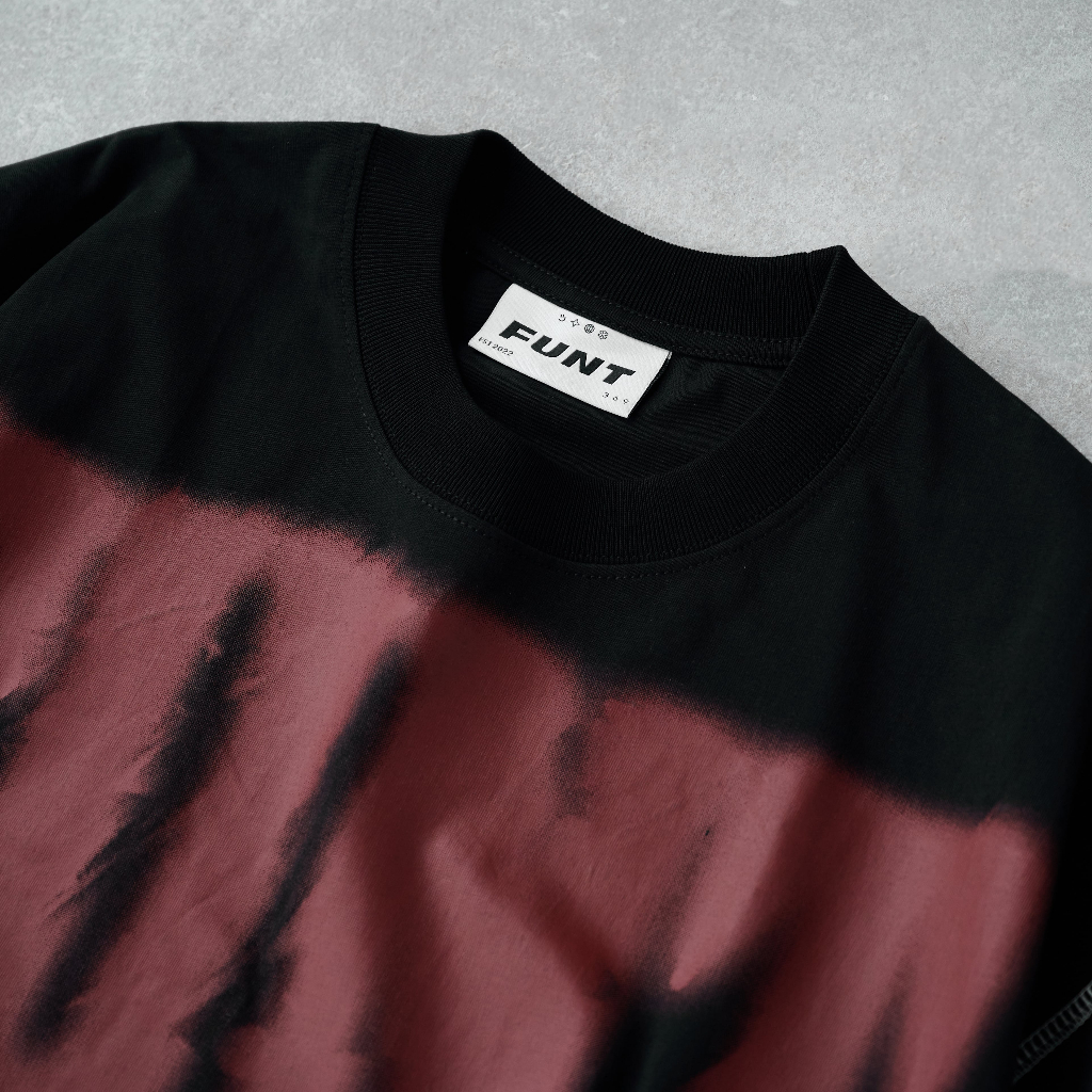 Áo Thun Tay Lỡ Unisex FUNT LOVE IS BLIND - ĐEN