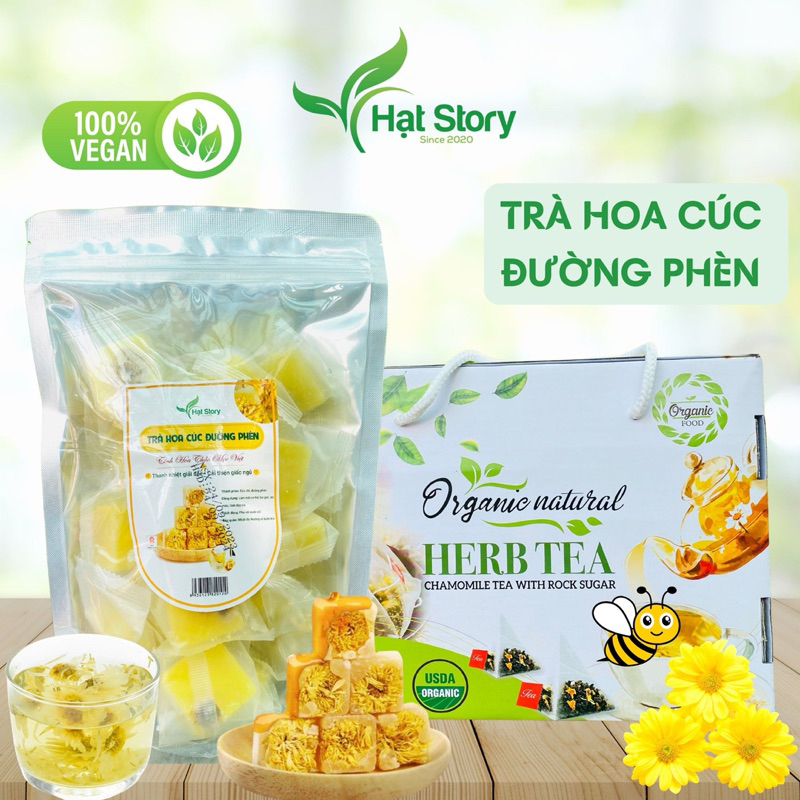 1Kg Trà Hoa Cúc Đường Phèn, Thơm, Ngon