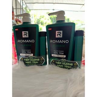Sữa tắm romano classic 650 ml tặng dầu gội 150g