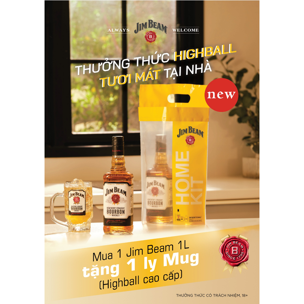 Jim Beam Kentucky Bourbon Whiskey