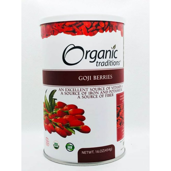 Hạt quả Câu kỷ Tử Organic Traditions GoJi Berries đạt chuẩn hữu cơ USDA ORGANIC