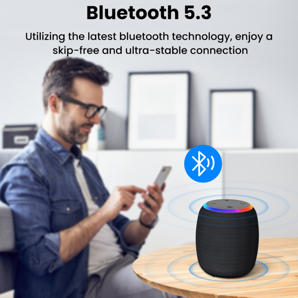 Loa LenoPlay TR5| Loa nghe nhạc Bluetooth Công suất 15W, Pin 1800mAh, Kháng nước - Chính hãng, Bảo hành 12Th - OBIBI