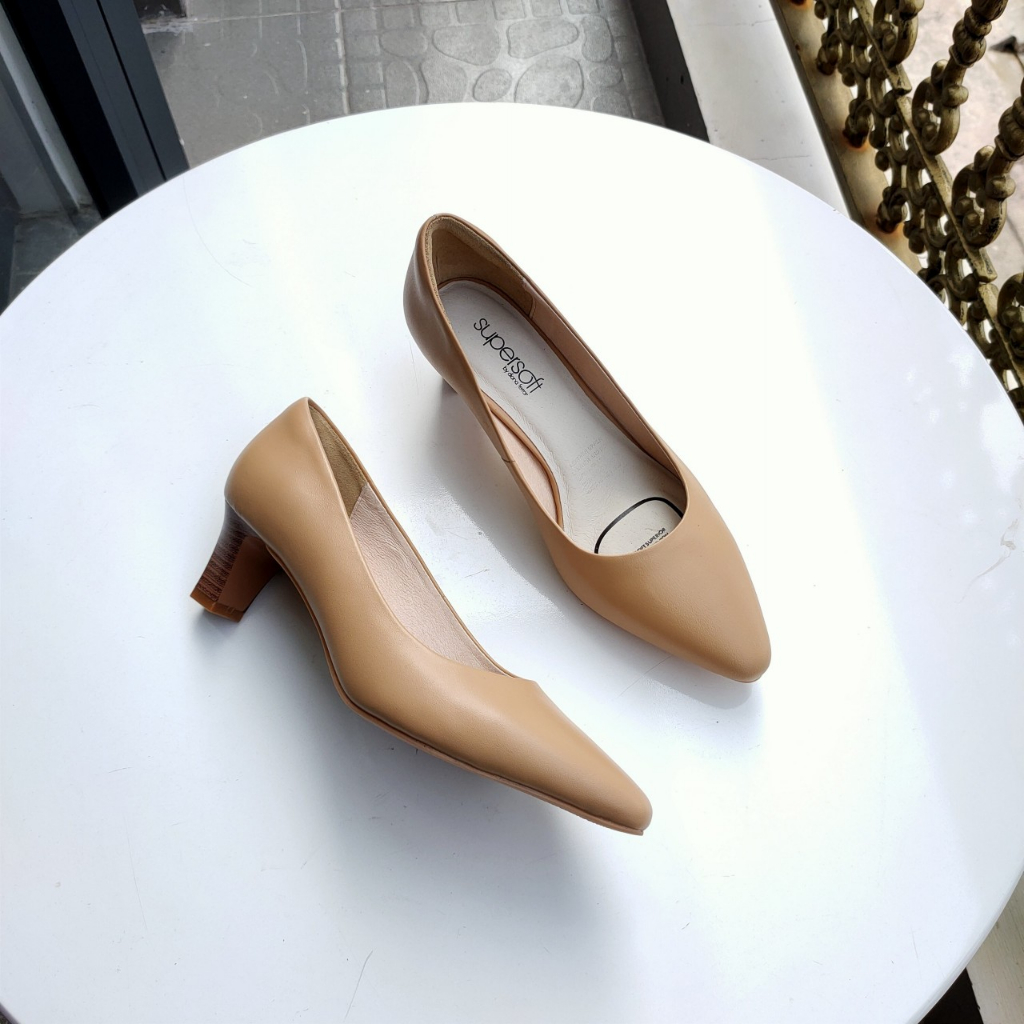 GIÀY CAO GÓT XUẤT XỊN 3P SUPER SOFT DA XỊN HÀNG VNXK , DA BÒ THẬT ÊM DỊU QUÝ PHÁI..