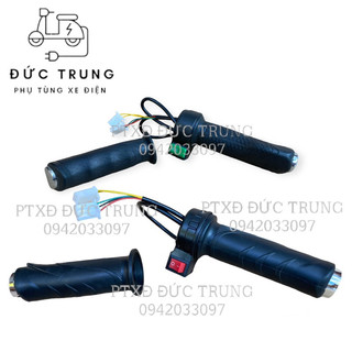 Tay ga xe điện liền công tắc còi và đèn