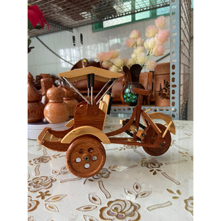 Mô Hình Xe Xích Lô Gỗ