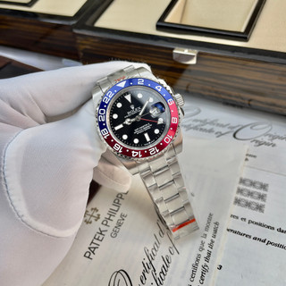Đồng hồ nam rolex gmt - master sapphire ra97 máy cơ automatic nhật