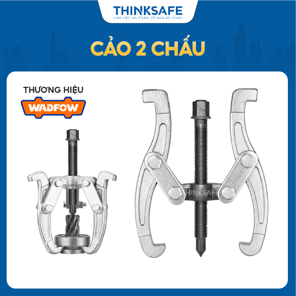 Cảo 2 chấu và 3 chấu Wadfow nhiều kích thước chất liệu thép cao cấp được nung thả xử lý nhiệt bề mặt cảo được mạ kẽm