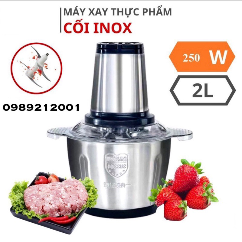 (BẢO HÀNH 1 ĐỔi 1 ) MÁY XAY THỊT ĐA NĂNG INOX 4 LƯỠI SIÊU BỀN, HÀNG LOẠI 1
