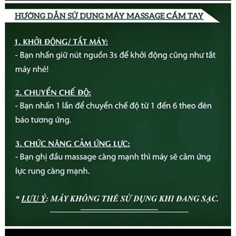 Máy massage cầm tay 6 chế độ_súng massage trị đau giãn cơ hàng chính hãng loại 1