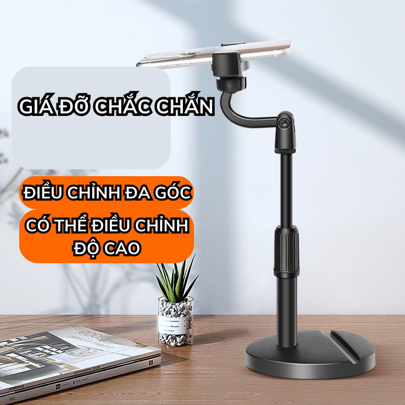 Giá Đỡ Điện Thoại, Đế Kê iPad J.A OFFICIAL Dài 38Cm Để Bàn Xem Phim, Chụp Hình Đa Năng Xoay 360 Độ Tiện Dụng